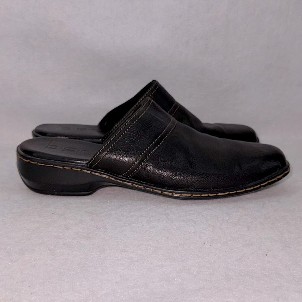 EUC Women’s boc by Born Leather Mules Slides Dark Brown size 7 Slip-on